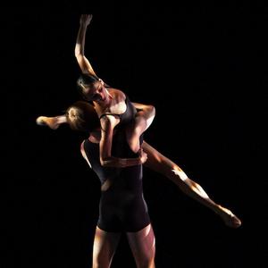 Claire Hill and Daniel Roberts in Roberts's Hold the Fourth Part 1. Photo: Sergey Pevnev.